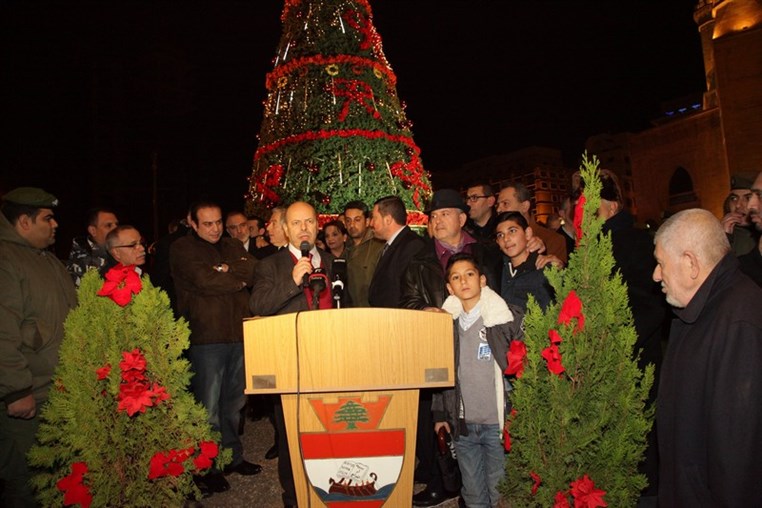 Christmas Tree at Beirut Martyrs Square 